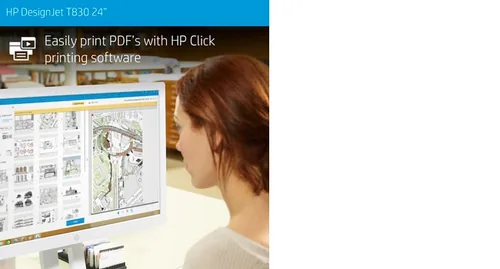 HP Designjet T830 24-in Multifunction Printer Großformatdrucker WLAN Tintenstrahl Farbe 2400 x 1200 DPI 610 x 1897 mm Ethernet/LAN