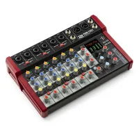 Power Dynamics PDM-Y801 - Powermixer: Nein - Stereoeingänge: 1 - Digitale Schnittstelle: Bluetooth - USB - Mic-/Linekanäle: 8 - Auxwege: 0 - Bauform: Pultform