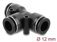 Pneumatik Steckverbinder 12 mm mit zwei Befestigungslöchern T-Form