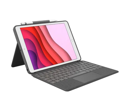 Logitech Combo Touch QWERTZ Swiss Smart Connector Graphite