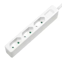 LogiLink Slim - Steckdosenleiste - Wechselstrom 250 V - 1700 Watt - Ausgangsanschlüsse: 3 (3 x Eurostecker)