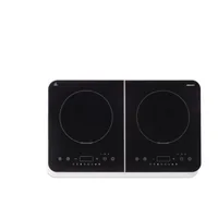 LIFE Doppel-Induktionskochplatte MD18493 (schwarz, 3.500 Watt, 2x Ø 20cm)