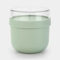 Brabantia Yoghurtbehälter Make & Take 500 ml, Hellgrün - Materialtyp: Kunststoff - Unterteilungsmöglichkeit: Nein - Material: Kunststoff - Detailfarbe: Hellgrün - Mikrowellenfest: Ja - Spülmaschinenfest: Ja