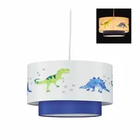 relaxdays Hängelampe Dino - Leuchten Kategorie: Deckenleuchte - Lichtfarbe: Je nach Leuchtmittel - Dimmbar: nicht dimmbar - Gesamtleistung: 60 W - Lampensockel: LED - Leuchtenfarbe: Weiss
