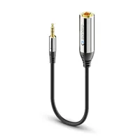 sonero Audio-Kabel 3.5 mm Klinke - 6.3 mm Klinke 0.25 m - Kabeltyp: Adapterkabel - Audioanschluss Seite A: 3.5 mm Klinke - Audiokanäle: Stereo - Audioanschluss Seite B: 6.3 mm Klinke - Detailfarbe: Schwarz - Länge: 0.25 m
