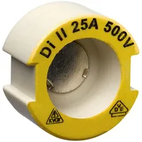 Elektromaterial Passschraube SII 25A - Typ: Passschraube - Baugrösse: SII - Detailfarbe: Gelb