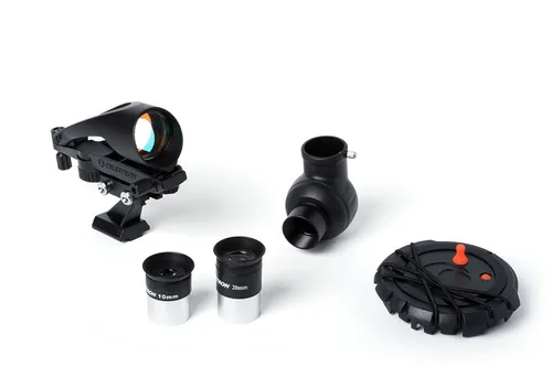 Celestron Inspire 70AZ Refractor 35x Black, Blue