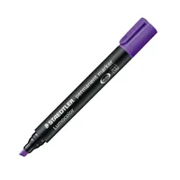 Staedtler Permanent-Marker Lumocolor 350 Violett, permanent - Strichstärke: 2 - 5 mm - Verpackungseinheit: 1 Stück - Oberfläche: CD/DVD - Karton - Stein - Glas - Papier - Set: Nein - Detailfarbe: Violett - Eigenschaft-Stift: Permanent