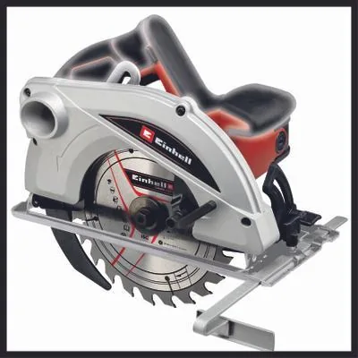 Einhell Handkreissäge TC-CS 1410 - Ausstattung: Ohne Zubehör - Für Material: Holz - Set: Nein - Produktkategorie: Handkreissäge - Werkzeugaufnahme: Spindelarretierung - Akkusystem: Netzbetrieb (kein Akku)