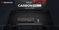 GENESIS Carbon 500 Hyper Logo Gaming mouse pad Black