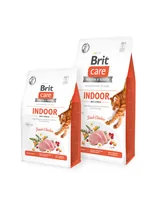 Brit Trockenfutter Grain-Free Indoor, 2 kg - Tierbedürfnis: Stoffwechsel - Beruhigung & Wohlbefinden - Verdauung - Magen & Darm - Geschmacksrichtung: Geflügel - Zertifikate: Keine Zertifizierung - Fleischsorte: Huhn - Packungsgrösse: 2 kg - Futtereigensch