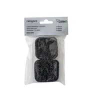 Colibri Topfuntersetzer 4er Set Schwarz - Detailfarbe: Schwarz - Material: Gummi
