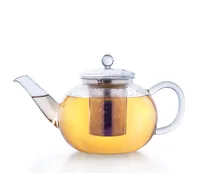 Creano Teekanne 1.2 l, Transparent - Material: Borosilikatglas - Detailfarbe: Transparent - Filtertyp: Edelstahlfilter - Fassungsvermögen: 1.2 l - Kompatible Kochfelder: Manuell - nicht für Kochfelder