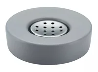 diaqua® Seifenschale Zylo Grau - Detailfarbe: Grau - Detailmaterial: Metall - Keramik - Grundmaterial: Keramik - Metall