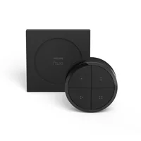 Philips Hue Zubehör Tap Dial Schalter, Schwarz, EU - Detailfarbe: Schwarz - Systemkompatibilität: Hue Bridge erforderlich - Protokoll: ZigBee - Produkttyp: Fernbedienung und Wandtaster - Systemkommunikation: Wireless - System-Kompatibilität: Philips Hue