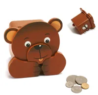 Weizenkorn Spardose Bär - Breite: 14 cm - Höhe: 11 cm - Länge: 13 cm - Produkttyp Geschenke: Spardosen - Motiv: Bär