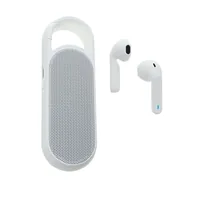 4smarts True Wireless In-Ear-Kopfhörer Eara Twin Weiss - Detailfarbe: Weiss - Kopfhörer Ausstattung: Anruf-Management - Ladeschale/Ladebox - Verbindungsmöglichkeiten: Bluetooth - Aktive Geräuschunterdrückung: Nein - Einsatzbereich: Lifestyle - Kopfhörer T