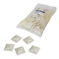 Logilink Kabelbinderhalter ABS 100Stk selbstklebend 4x4cm