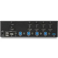 STARTECH.COM KVM Switch HDMI 4 Port - 4K 30 Hz - KVM Extender fr HDMI - KVM HDMI Umschalter