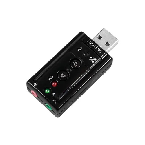 Logilink Soundkarte USB 7.1 Surround Sound Effekte