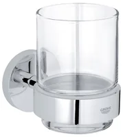 GROHE Essentials Glass Round Single Wall-mounted