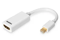 Digitus AK-340411-001-W cavo e adattatore video 0,15 m Mini DisplayPort HDMI tipo A (Standard) Bianco