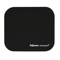 Fellowes Workplace Mausmatte Microban Schwarz - Tiefe: 192 mm - Breite: 226 mm - Detailfarbe: Schwarz - Form: Eckig - Höhe: 3 mm - Handgelenkauflage: Nein