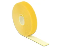 DELOCK Kabelbinder Klettverschluss 5000x20mm 1x Rol gelb