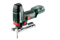Metabo Akku-Stichsäge ST 18 L 90 Solo - Ausstattung: Ohne Akku & Ladegerät - Für Material: Metall - Holz - Set: Nein - Produktkategorie: Stichsäge - Werkzeugaufnahme: Schnellwechsel-System - Akkusystem: CAS Cordless Alliance System