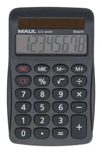 MAUL ECO MJ 455 Taschenrechner Desktop Einfacher Taschenrechner Grau