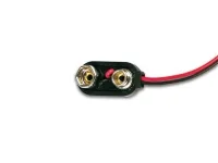 Velleman Anschlusskabel BS-IR, 9V 1 Stück - Set: Nein - Bauteileart: Batteriehalter