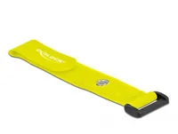 Delock Klettkabelbinder Gelb 190 mm x 25 mm 5 Stück - Breite: 25 mm - Länge: 190 mm - Ausstattung Kabelmanagement: Wiederverwendbar - Haftend - Produkttyp: Klettkabelbinder - Verpackungseinheit: 5 Stück - Material: Klett