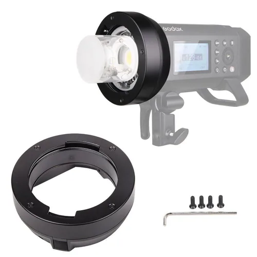 Godox Adapter Broncolor AD400Pro - Produkttyp: Bajonettadapter - Kompatible Hersteller: Godox