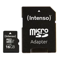 Intenso microSDHC 16GB C10 UHS-I U1 Performance Adapte
