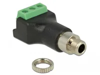 Delock Audio-Adapter Buchse Unkonfektioniert - 3.5 mm Klinke - Kabeltyp: Adapter - Audioanschluss Seite A: Unkonfektioniert - Audioanschluss Seite B: 3.5 mm Klinke - Audiokanäle: Stereo