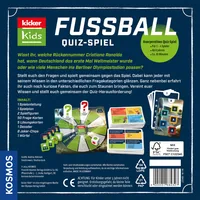 Kosmos Kinderspiel Kicker Kids Fussball-Quiz -DE- - Sprache: Deutsch - Kategorie: Quiz- & Wissensspiel - Altersempfehlung ab: 8 Jahren - Spieldauer: 20 min - Min. Anzahl Spieler: 1 - Max. Anzahl Spieler: 4