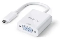 PureLink Adapter IS220 USB Type-C - VGA, Weiss - Kabeltyp: Adapter - Videoanschluss Seite A: USB Type-C - Videoanschluss Seite B: VGA