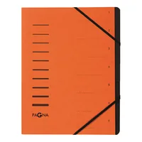 PAGNA Ordnungsmappe A4 40058-12 orange 7-teilig