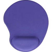 InLine Mouse pad, gel wrist rest, 230x205x20mm, blue