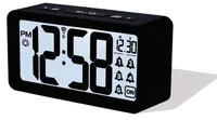 Technoline Funkwecker WT 496 Schwarz - Betriebsart: Batteriebetrieb - Funksignal: Ja - Funktionen: Licht - Schlummertaste - Ausstattung: Datum - Hintergrundbeleuchtung - Wochentag - Displaytyp: Digital - Detailfarbe: Schwarz