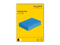 Delock Schutzgehäuse für 3.5? HDD blau - Zubehörtyp: Aufbewahrung