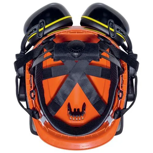 uvex Schutzhelm Pheos Forestry, Orange - Zielgruppe: Unisex - Grösse: 52 - 61 - Detailfarbe: Orange - Material: Polyethylen (PE) - Grössensystem: EU - Grössentyp: Normalgrösse