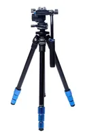 Benro TSL08AS2CSH trépied Caméras numériques 3 pieds Noir, Bleu