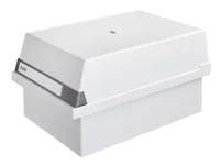 HAN Karteibox A5  Quer, 1300 Karten, Grau - Medienformat: A5 - Material: Polystyrol (PS) - Detailfarbe: Grau