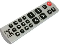 Seki Universal-Fernbedienung Easy Plus - Typ: Universal - Anzahl steuerbare Geräte: 1 × - Übertragungsart: Infrarot - Kompatible Hersteller Multimedia: Universal - Einrichtung: Per Fernbedienung - Eigenschaften: Lernfähig