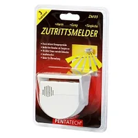 Pentatech Zutrittsmelder ZM03 - Anwendungsbereich: Indoor - Schützen - Typ: Bewegungsmelder - Set: Nein - Produktart: Sensoren und Gefahrenmelder - System-Kompatibilität: Keine - Alarmierung: Akustisch