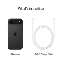 Apple iPhone Air 16,5 cm (6.5") Dual-SIM iOS 26 5G USB Typ-C 512 GB Schwarz