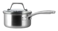 Lunasol Kochtopf Sirius Terra Multi-Layer Ø 14 cm, H: 7.5 cm - Material: Aluminium - Topfart: Stieltopf - Kompatible Kochfelder: Elektro - Glaskeramik - Induktion - Antihaftbeschichtung: Ja - Detailfarbe: Silber - Spülmaschinenfest: Ja
