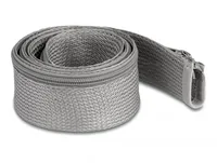 Delock Kabelschlauch 1 m x 50 mm Grau - Detailfarbe: Grau - Breite: 50 mm - Länge: 1 m - Produkttyp: Kabelschlauch - Ausstattung Kabelmanagement: Wiederverwendbar - Reissverschluss - Verpackungseinheit: 1 Stück