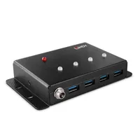 LINDY 4 Port USB 3.0 Metall Hub